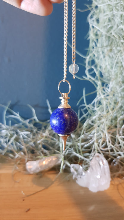 Pendule de radiesthésie sphère - SODALITE -