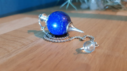 Pendule de radiesthésie sphère - SODALITE -