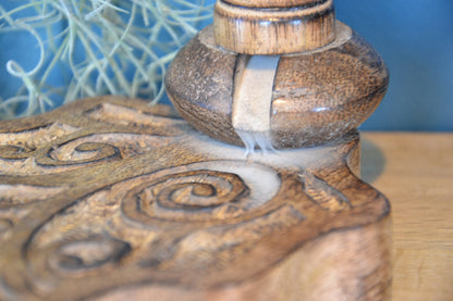 Fontaine à encens en bois de manguier - ARBRE DE VIE -