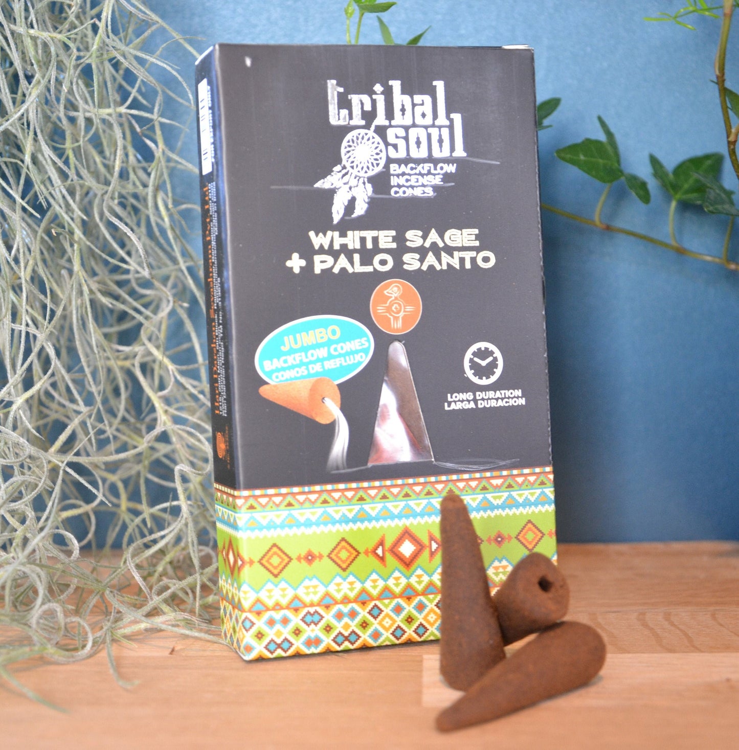Cone for incense fountain - white sage and palo santo